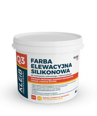 Farba elewacyjna silikonowa Q3 4l